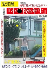 愛知県「小○校6年生」SEX動画 神レベル 本物小○生 パッケージ画像