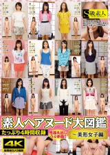 素人ヘアヌード大図鑑～美形女子編 パッケージ画像