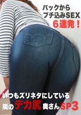 バックからブチ込みＳＥＸ６連発！いつもズリネタにしている隣のデカ尻奥さんＳＰ（３） パッケージ画像