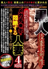黒人 技能実習性のメガチ○ポに悶絶する人妻4時間 パッケージ画像