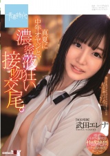真夏に中年オヤジと、濃密液狂い接吻交尾。 武田エレナ パッケージ画像