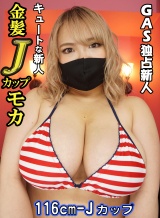GAS独占新人 金髪Jカップ モカ パッケージ画像