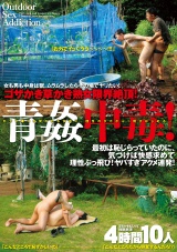 ゴザかき草かき熟女限界絶頂! 青姦中毒! 4時間10人 パッケージ画像