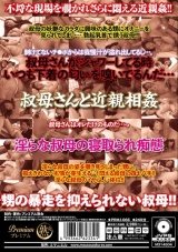 親族相姦 幼い頃から憧れていた親戚の五十路おばさんに中出し！ パッケージ画像裏