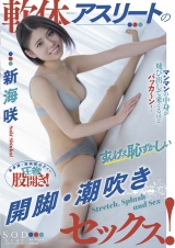軟体アスリートのすんげえ恥ずかしい開脚・潮吹きセックス！ 新海咲 パッケージ画像