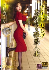 ナイトセレブ 高身長な猥褻人妻 明日美かんな パッケージ画像