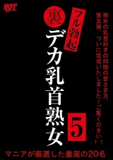 裏フル勃起デカ乳首熟女5 マニアが厳選した垂涎の20名 パッケージ画像