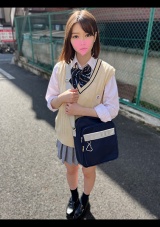 【個人撮影】顔出し都立K①学校サボってやってきたショートカットのミニスカ女子とP活_遊び盛りな美小女に連続挿入→連続中出し パッケージ画像表