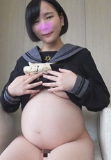 出産二週間前の妊婦と中出しセックス パッケージ画像