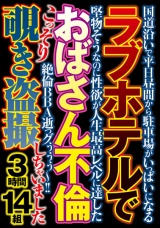 ラブホテルでおばさん不倫こっそり覗き盗撮しちゃいました3時間14組 パッケージ画像