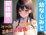 幼なじみと初体験～クールで人気な彼女の正体はド淫乱だった～ パッケージ画像