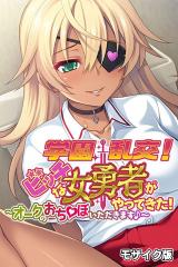 学園乱交！ビッチな女勇者がやってきた！～オークのおち●ぽいただきます♪～ モザイク版 パッケージ画像