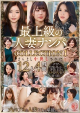 最上級の人妻ナンパ COLLECTION 1 まんまと中出しされた12人4時間 パッケージ画像
