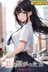 君と繋がった日～制服少女～処女で巨乳な彼女と童貞の僕 モザイク版 パッケージ画像