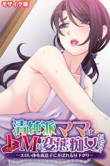 清純派ママはドMな変態痴女だった!? ～エロい体を義息子に弄ばれる昼下がり～ モザイク版 パッケージ画像