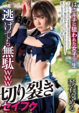 切り裂きセイフク逃げても無駄wwwはさキチに狙われた女子○生 琴石ゆめる パッケージ画像